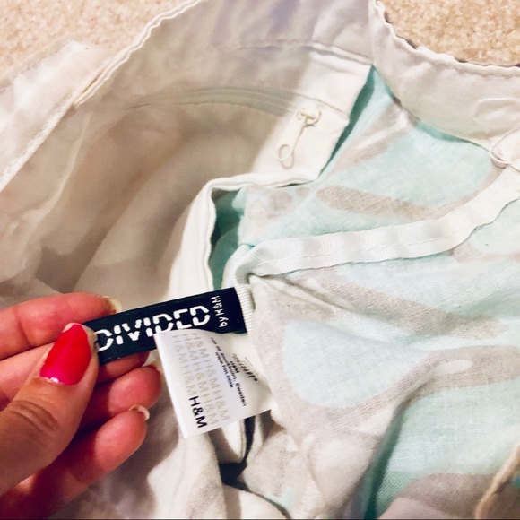 H&M divided reusable floral shopping book bag - Picture 3 of 4